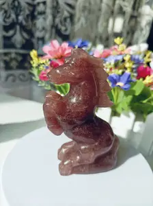 Big Crystal Horse Various Material Carvings