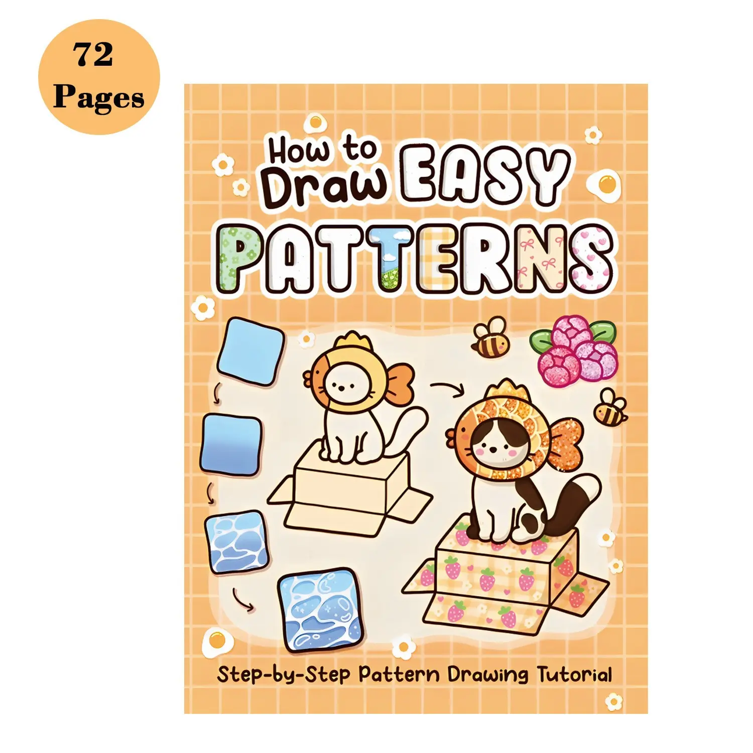 How to Draw Patterns Book, Step-By-Step Drawing Painting Guide, Fun Creative Course, Ideal for Beginners, Artists, and Graffiti Lovers