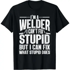 Cool Welding Art For Men Women Welder Iron Worker Pipeliner T-Shirt