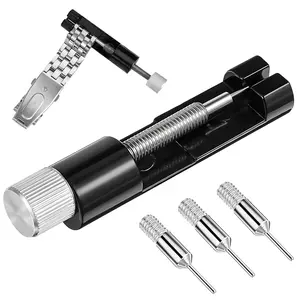 Watch Link Removal Kit, Watch Band Adjustment Tool Set, Bracelet Sizing & Strap Pin Remover with Extra Replacement