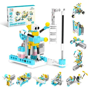 Smart Robot 72-in-1 STEM Educational Toy, Electronic Building Robot Toy Learning Kit Logical Training Kit for Kids, Boys and Girls Ages 6+
