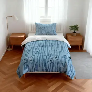 2/3Pcs Tree Texture Printed Duvet Cover Set, American Retro Polyester Bedding Set, Hidden Zipper, Machine Washable Fade Resistant, Bedroom Home Decor, No Filler Included