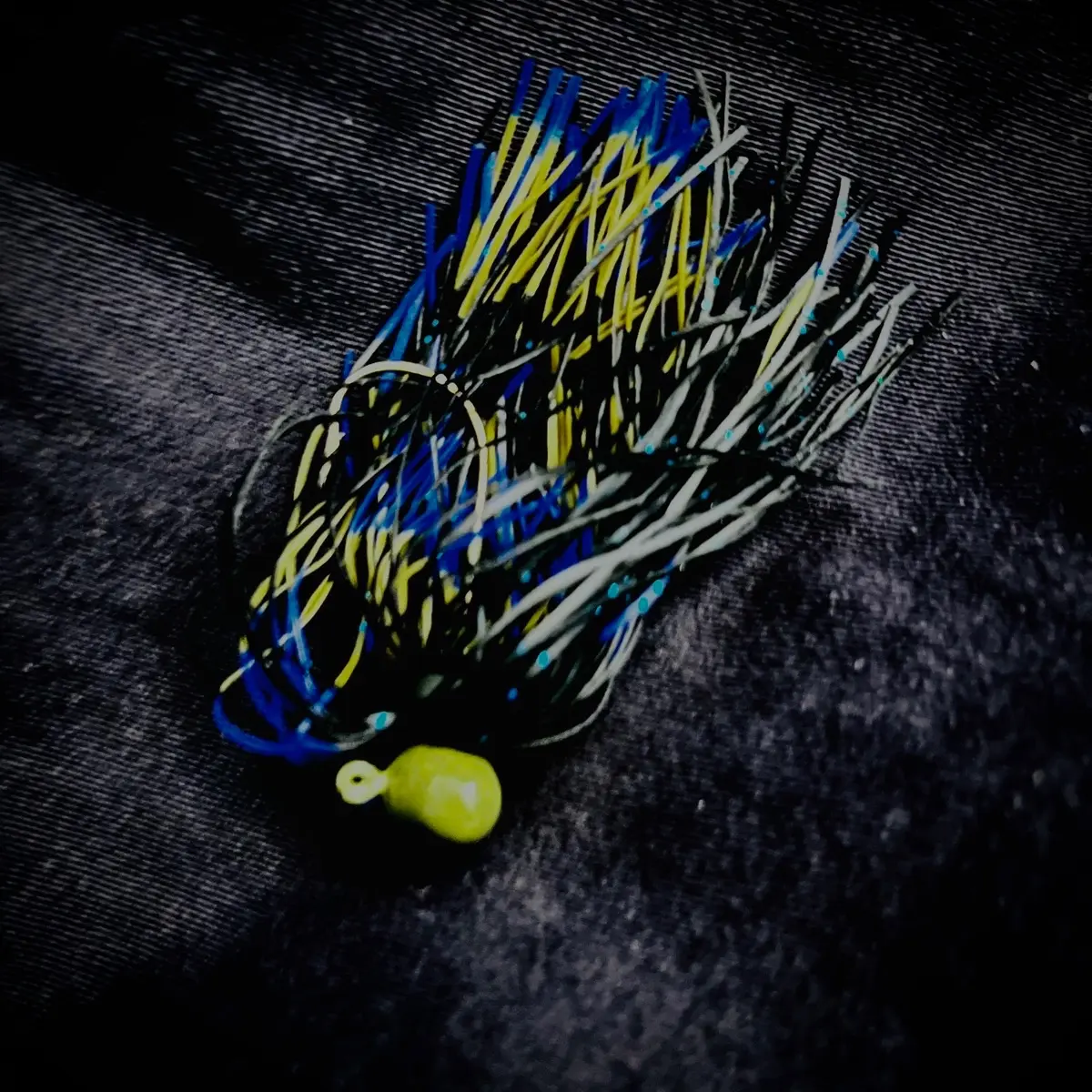 Blue craw fishing jig Blue craw fishing jig