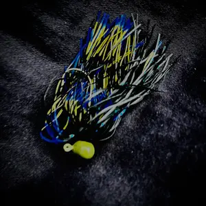 Blue craw fishing jig