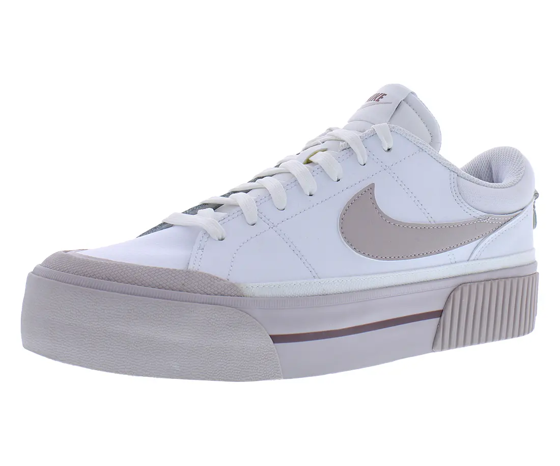 Nike Women's Court Legacy Lift Leather Platform Sneakers for Casual Wear, Athletic Training and Sports Activities, Sports Shoes, Sneaker