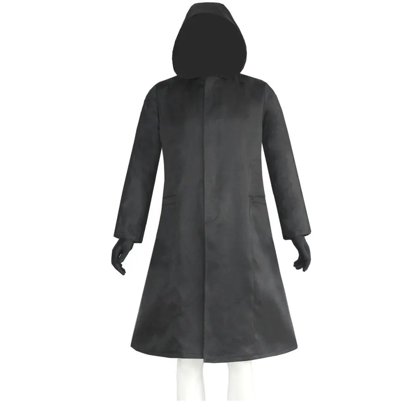 Black windbreaker+gloves+boss mask