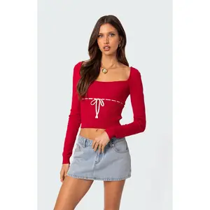 Edikted Women's Natasha Knit Top