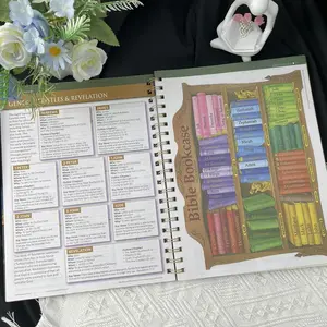 Notebook 10th Anniversary Edition Bible Charts & Timelines Book, Lay Flat Design, Essential Religious Guide, Bible Study Reference Handbook Vol.1