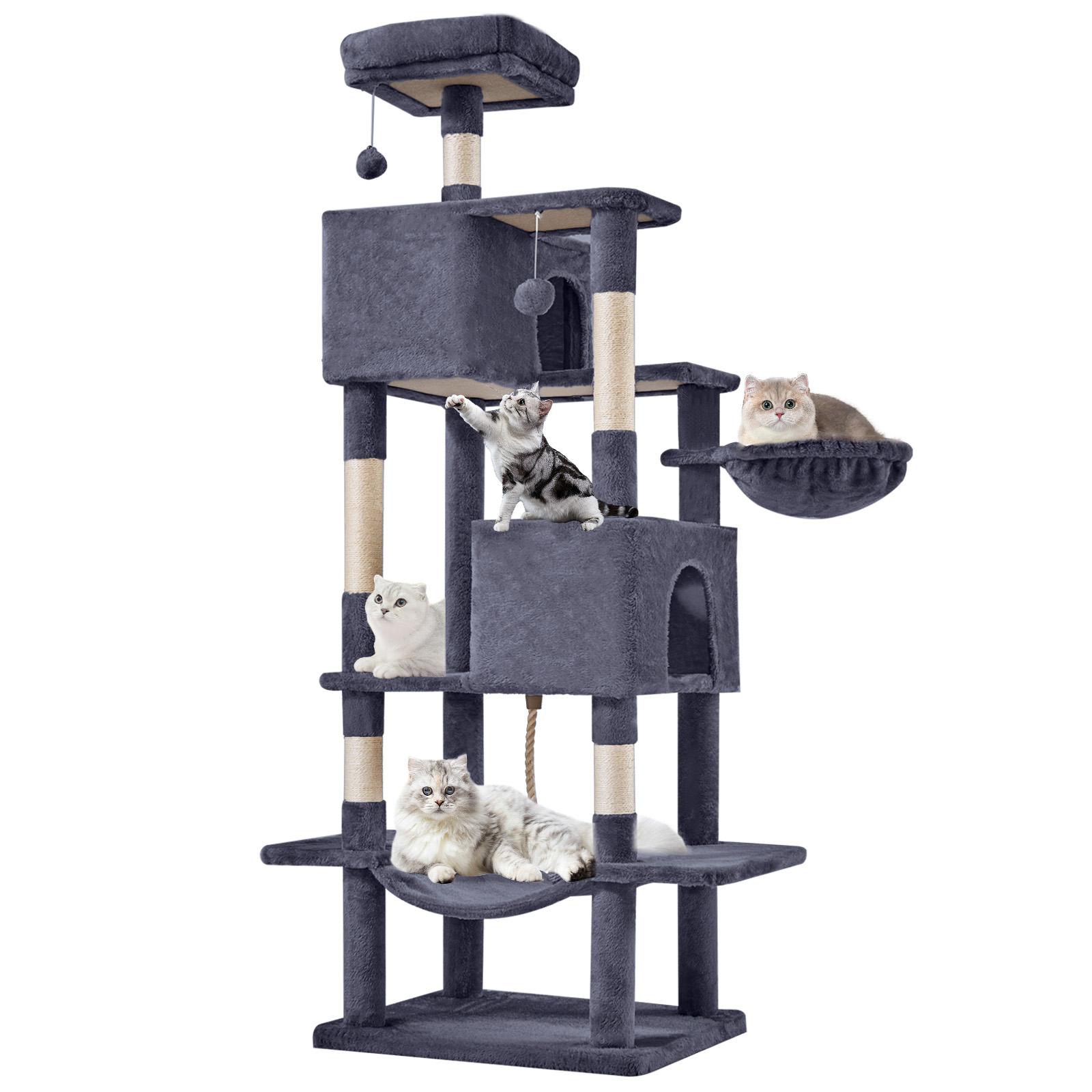 【Deals For You】 Cat Climbing Shelf, Post Cascading Cat Climbing Shelf, Indoor Playhouse, Cozy Nest, Durable, Space-Saving Design, Gift for Pet Owners