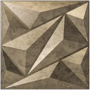 PVC  Wall Panel  for Interior Wall Decor, Wall Decor PVC Panel,  Textured Wall Panels, Pack of 12 Tiles, Antique