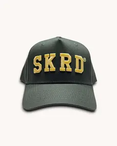 SKRD Logo Snapback Hat - Dark Olive