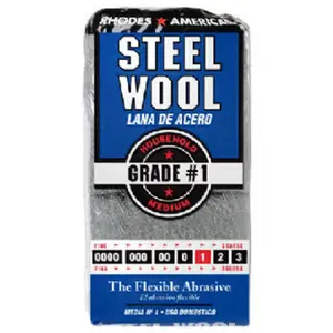 Homax Products 10121111 No.1 Medium Steel Wool Pads- 12 Pack