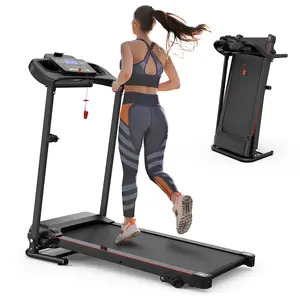 [Bellemave] Folding Treadmill with Incline 2.5HP 12KM/H Electric Treadmill for Home Foldable, Bluetooth Music Cup Holder Heart Rate Sensor Walking Running Machine for Indoor Home Gym Exercise Fitness