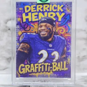 Derrick Henry Ravens Custom One of One Card