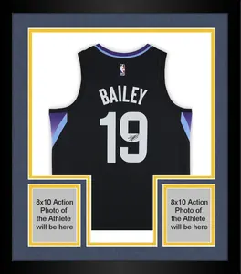 Framed Ace Bailey Utah Jazz Autographed Nike Black Statement Swingman Jersey - Fanatics Authentic Certified