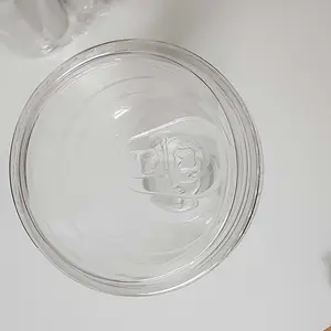 24 Oz Ice Coffee Cup with Lid, Transparent Plastic Disposable Cups, No Straw Reusable for Parties Weddings Events Drinks