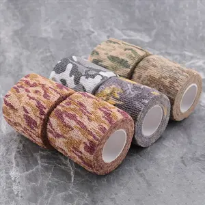 6 Roll Wrap Tape Bulk (Assorted and Camouflage Colors Random) Vet Tape Self Adhesive Adherent