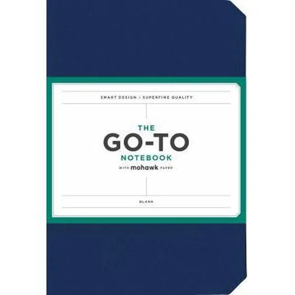 USED-Go-To Notebook with Mohawk Paper, Midnight Blue Blank: (Blank Notebooks, Simple Notebook, Blue Notebook) by Chronicle Books (Misc.)