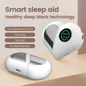 EMS Microcurrent Sleep Device New Smart Sleep Aid Handheld Portable Heart-shaped Sleep Aid Device