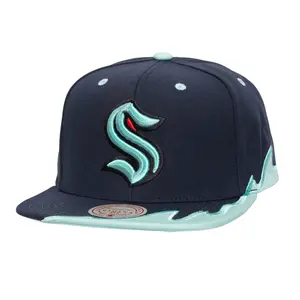 Seattle Kraken Mitchell & Ness Rising Tide Snapback Cap
