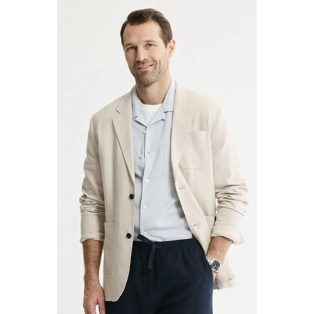 Linen Blend Blazer