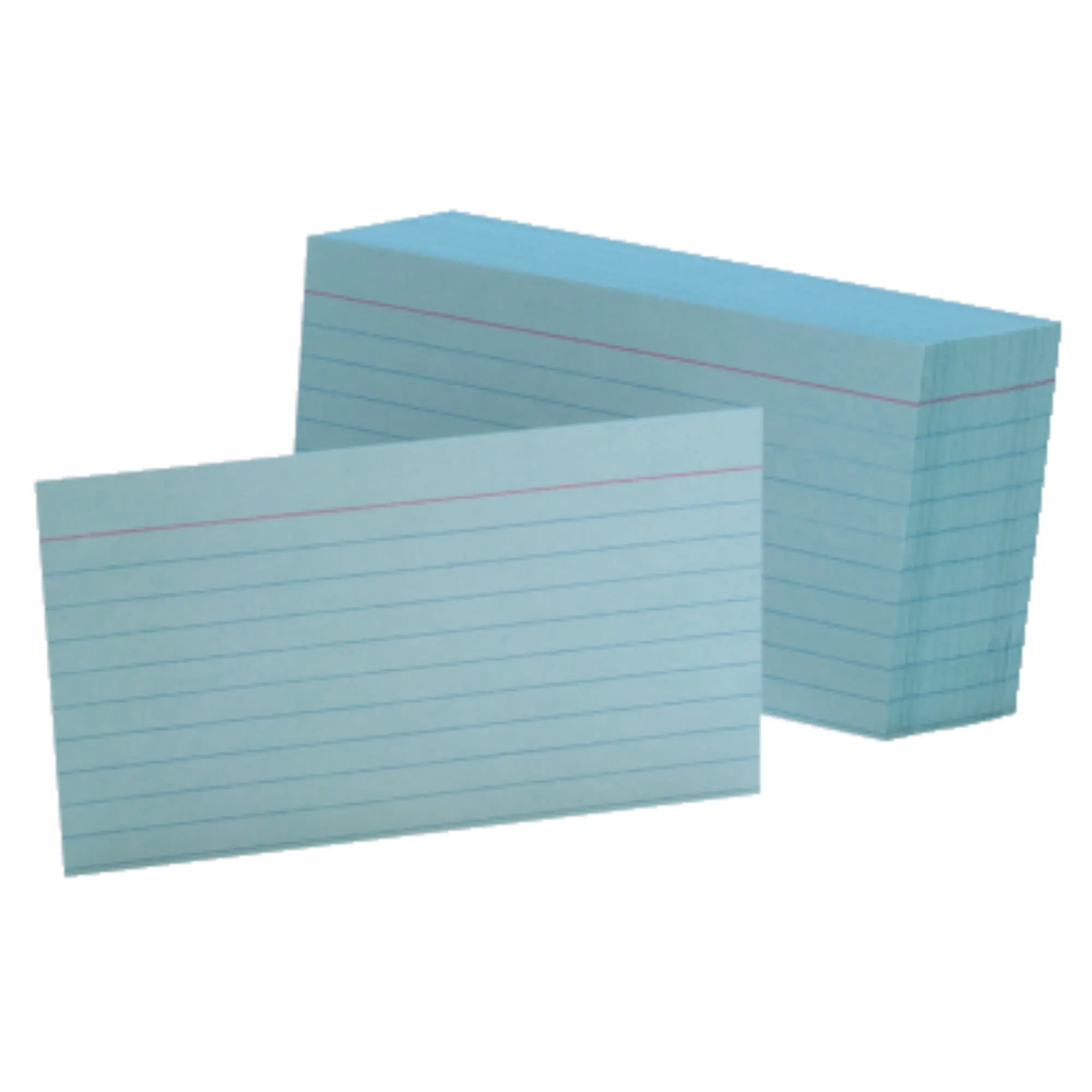 Office Depot® Brand Ruled Index Cards, 3" x 5", Blue, Pack Of 100