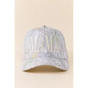 Mama White Camo Trucker Hat