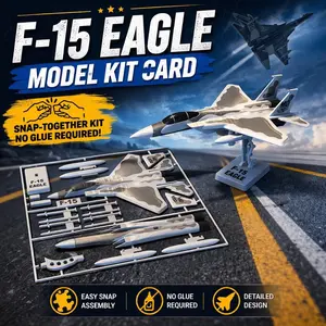 F-15 Eagle Model Kit Card
