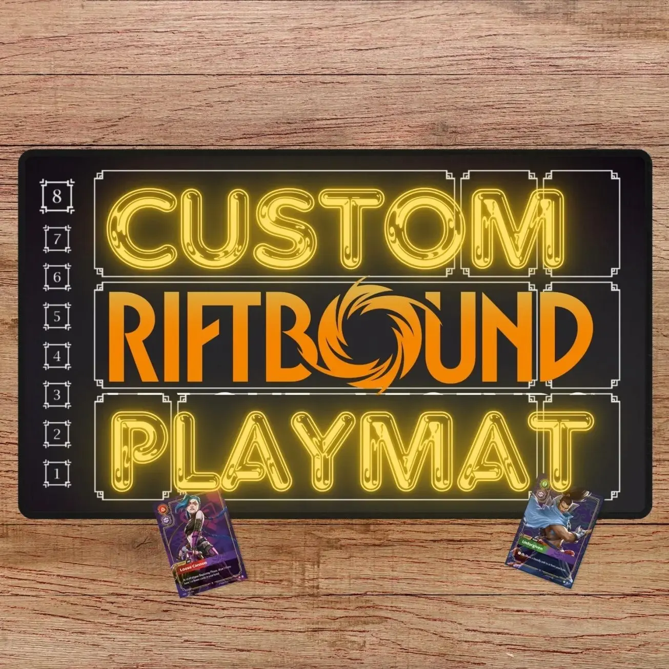 Custom RiftBound TCG Playmat: Design Your Own Playmat (23.6" x 13.8")