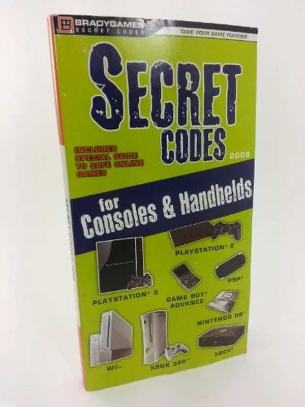 Used Book - Secret Codes for Consoles & Handhelds (2008) by Unknown - English, Video Games Graphic Book with Dust Cover, Suitable for 12 Years Above