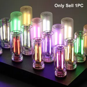 Car USB Touch Control Colorful LED Night Light, Car Atmosphere Light, Car Interior Decoration DIY Light Bulb for Car USB, Computer, HUB USB, Charger, Power Bank