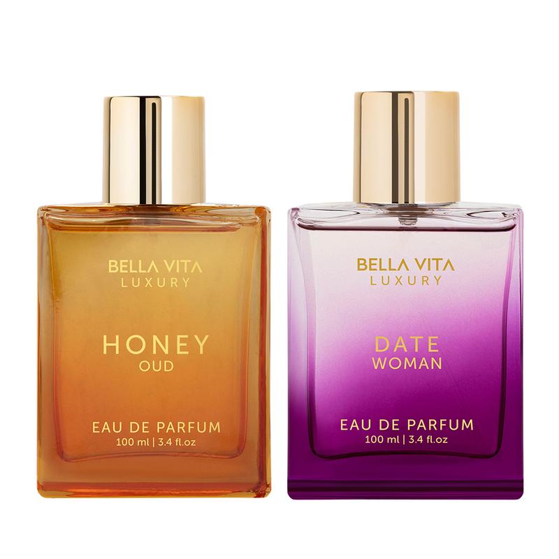 Bellavita Luxury Sweet Spot Eau De Parfum | Valentine’s Edition Perfume |  Sweet & Creamy Notes | Honey Oud & Date | Romantic Everyday Scent | Long-Lasting | Vegan & Cruelty-Free