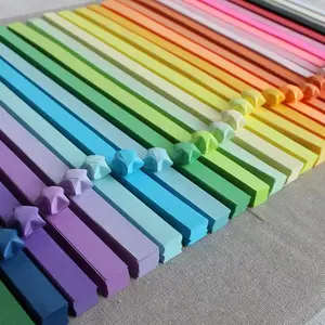 Star Origami Paper, 540/1030 Sheets Double Sided Colorful Origami Paper, Diy Decorative Paper for Scrapbooking, Crafts & Art Projects