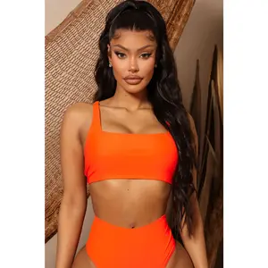 Maui Mix And Match High Rise Bikini Bottom - Orange