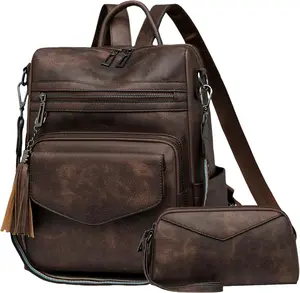 Backpack Purse for Women Fashion Designer Backpack Ladies Travel Convertible Shoulder Bags