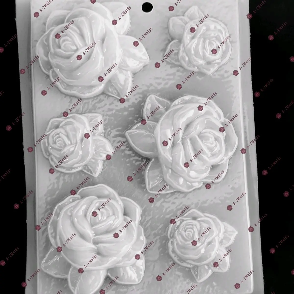 Roses Mold different sizes, Gelatine, Jello plaster mold Roses Mold different sizes, Gelatine, Jello plaster mold