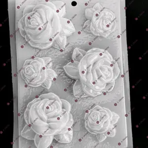 Roses Mold different sizes, Gelatine, Jello plaster mold