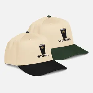 Vitamin G Guinness Hat: Irish Shamrock Guinness Pint Embroidery, St Patrick’s Day Hat, Beer Dad Hat, Irish Drinking Hat, Stout Beer Cap