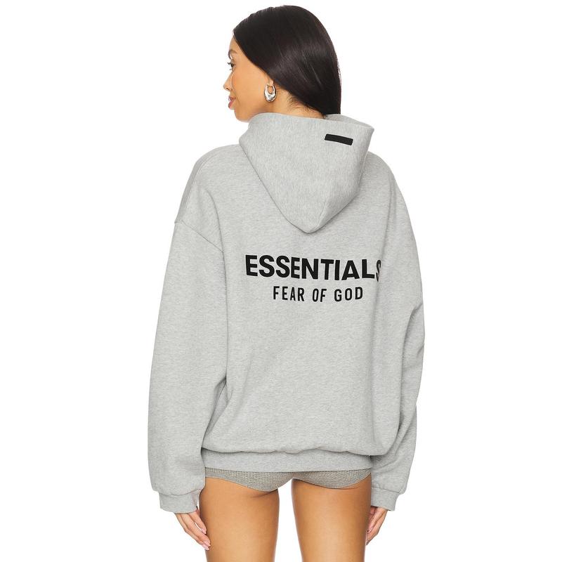 Fear of God ESSENTIALS Fleece Hoodie in Homestead Heather Unisex