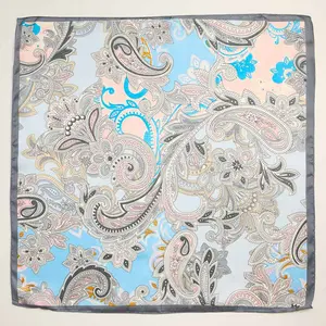Paisley Printed 25" Square Wild Rag