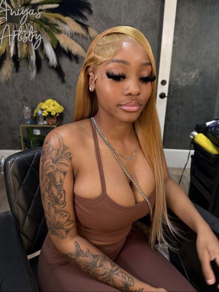 Tuneful Honey Blonde 13x6 HD Transparent Lace Front Wig Human Hair Pre Plucked Honey Blonde Wig Human Hair 180% Density Lace Frontal Wigs Colored 27# SummerVibes