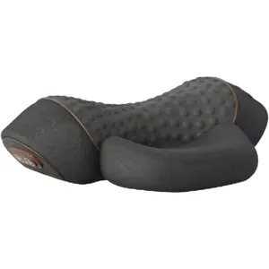 3 in 1 Heated Neck Massage Pillows with Heat for Pain Relief Deep Tissue, Cervical Neck Hump Corrector, Plug-in Pillow Supports
