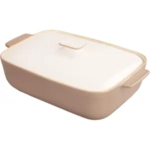 10" x 7" Casserole Dish 1.7 Quart Ceramic Bakeware Set with , Chip and Crack Resistant Ceramic Casserole Dish with Handle 11.6 In, Microwave, Dishwasher, Oven, Freezer and Fridge Safe