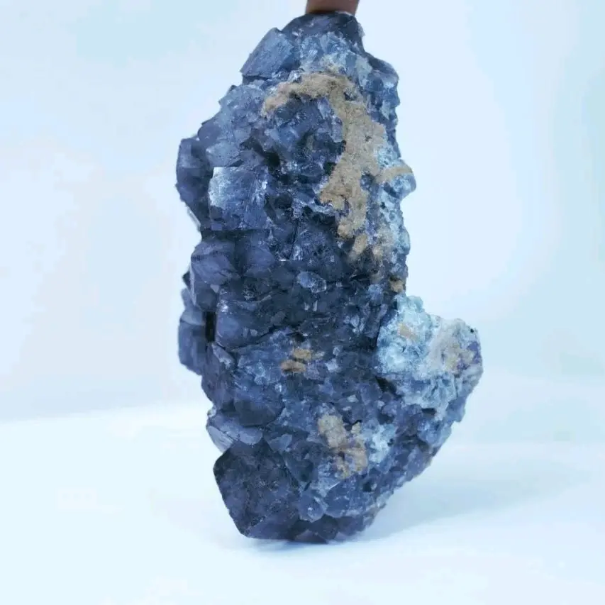 1.7kg Blue Fluorite Mineral with Crystal