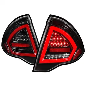 2010-2012 Fusion LED Tail Lights (Jet Black Housing/Clear Lens)
