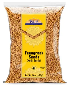 Fenugreek (Methi) Seeds Whole - 14oz (400g) - Rani Brand Authentic Indian Products