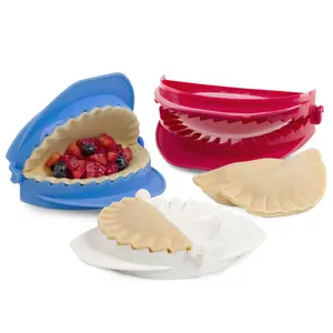 PrepWorks 3pc Dough Press Set – Set of 3 Pie, Empanada, and Dumpling Presses, Easy-to-Use, Durable, BPA-Free Kitchen Utensils