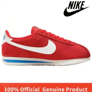 Nike IB1857 600 Cortez Red Low-Top Casual Shoes For Women - Versatile & Comfortable Everyday Wear