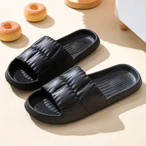 Cloud Slippers EVA Material Soft Comfort Non-Slip Indoor & Outdoor Sandals for Women and Men Light Weight Thick Sole Perfect for Walking and Daily Wear - Footwear