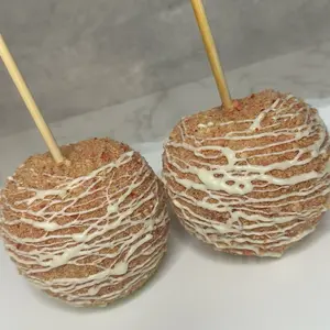 Strawberry Crunch Caramel and Chocolate Gourmet Apple